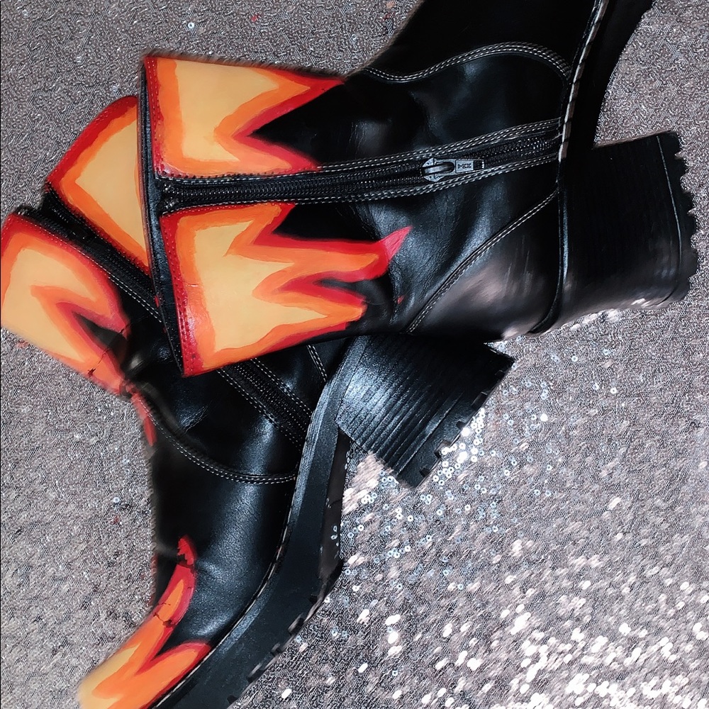 Custom Pants No Boundaries Combat Boots - image 5